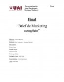 Brief de marketing completo