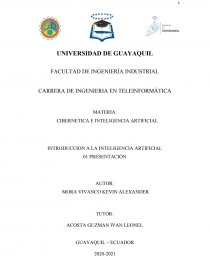 Resumen inteligencia artificial. Página 1
