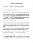 LAS CIENCIAS DE LA EDUCACIÓN