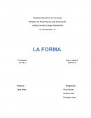 LAS FORMAS Presentado bajo la cátedra de arte y patrimonio
