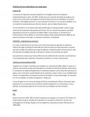 Análisis de los indicadores en cada país