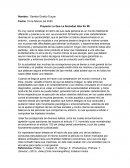 Proyecto Lo Que La Sociedad Hizo En Mi