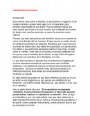 Libertad del ser humano