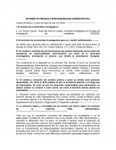 Informe de Presunta Responsabilidad Administrativa