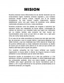 Mision y Vision del producto