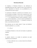 Distribución Binomial