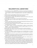 REGLAMENTO DEL LABORATORIO