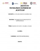 MODELO DE COSTO, VOLUMEN, UTILIDAD