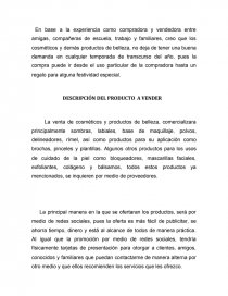 RESUMEN EJECUTIVO COSMETICOS - Informes - 20021229 RESUMEN EJECUTIVO COSMETICOS - Informes - 20021229
