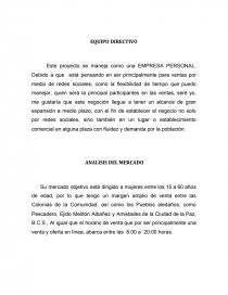 RESUMEN EJECUTIVO COSMETICOS - Informes - 20021229 RESUMEN EJECUTIVO COSMETICOS - Informes - 20021229
