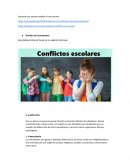 RELACIONES CONFLICTIVAS EN EL AMBITO ESCOLAR