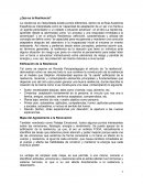 Resiliencia. Edificación de la Resiliencia