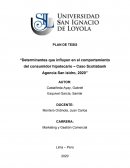 Determinantes que influyen en el comportamiento del consumidor hipotecario