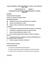 ART, MATUTINO PLANEACIÓN TERCERO. Página 1