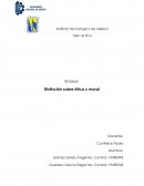 Distinción sobre la Ética y la Moral