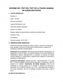 INFORME DEL TEST DEL TEST DE LA FIGURA HUMANA DE KAREN MACHOVER