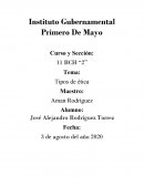 TIPOS DE ETICA