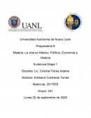 La vida en México: Política, Economía e Historia