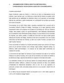 ARGUMENTACIÓN TEÓRICA DIDÁCTICA METODOLÓGICA