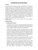 LA IMPORTANCIA DEL FACTOR HUMANO