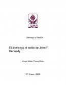 El liderazgo al estilo de John F. Kennedy