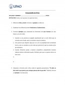 EVALUACIÓN DE ÉTICA