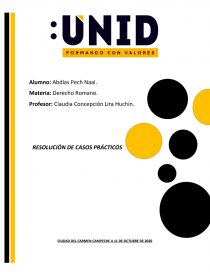 RESOLUCION DE CASOS PRACTICOS. Página 1