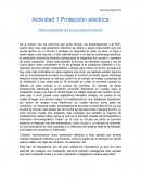 Actividad 1 Protección eléctrica