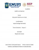 Enseñanza y aprendizaje de la historia en la educación básica