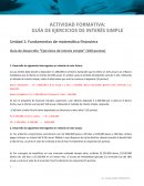 Guía de Finazas. Fundamentos de matemática financiera