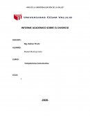 INFORME ACADEMICO SOBRE EL DIVORCIO