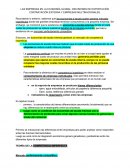 LAS EMPRESAS EN LA ECONOMÍA GLOBAL: DECISIONES DE EXPORTACIÓN CONTRATACIÓN EXTERNA Y EMPRESAS MULTINACIONALES