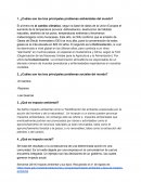 Problemas ambientales y sociales