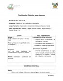 Planificación Didáctica para Alumnos