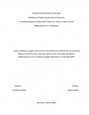 Cómo optimizar la gestión de la junta de condominio de la Urbanización El Candil que afecta el suministro de los servicios básicos de la comunidad mediante la implementación de un modelo de gestión alternativo en el periodo 2020?