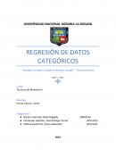 Regresion de datos categoricos