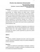 El arte en las relaciones internacionales