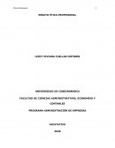 ¿Qué es la ética profesional?