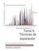 Técnicas de separación