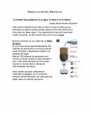 Proyecto innovador : Filtro de agua