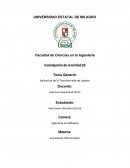 Aplicación de la Transformada de Laplace