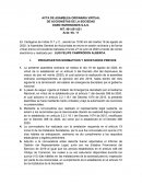 Acta de constitucion de una SAS