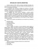 Década de 1820 en Argentina