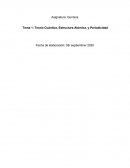 Teoría Cuántica, Estructura Atómica, y Periodicidad