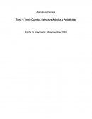 Teoría Cuántica, Estructura Atómica, y Periodicidad