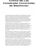 LAS CATEDRALES INMORTALES DE BEETHOVEN CRITICA PDF