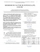 MEDIDOR DE FACTOR DE POTENCIA (FP) CON PIC