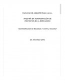 Recursos humanos. Reclutamiento