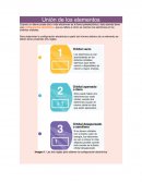 Unión de los elementos