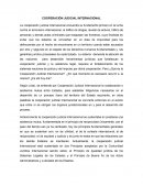 ENSAYO COOPERACIÓN JUDICIAL INTERNACIONAL